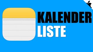 So erstellst du Kalenderlisten für Apples Notizen 🚀 [upl. by Eissehc]