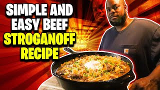 Simple and Easy Classic Beef Stroganoff Recipe [upl. by Ambrosane]