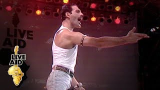 Queen  Hammer To Fall Live Aid 1985 [upl. by Dnalloh]