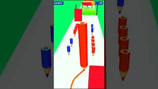 Colour Pencil Run Gameplay Level  2 [upl. by Partridge827]