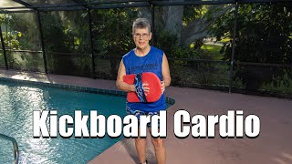 Kickboard Cardio Aquatic Fitness Workout [upl. by Tannie]