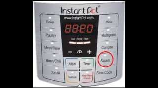 How to use Instant Pot as a Pressure Steamer [upl. by Sarina]