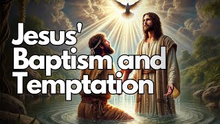 314 Jesus Baptism and Temptation  The Beginning of His Ministry [upl. by Thetos]