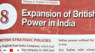 ICSE class 8 history chapter 8 Expansion of British Power in India [upl. by Ahsertal549]