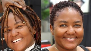 Dreadlocks To short curly Hair Full Tutorial……………………………………………… [upl. by Coltin993]