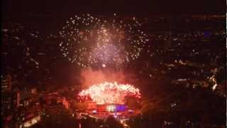 The Queens Diamond Jubilee concert Fireworks  London 2012  BBC One [upl. by Cathie]