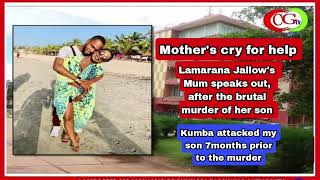 Lamarana Jallows mother Aunty Sallys first reaction after the brutal murder of her son very sad [upl. by Niraa]