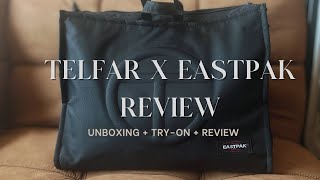 Telfar x Eastpak Review unboxing  tryon  review [upl. by Nyleikcaj696]