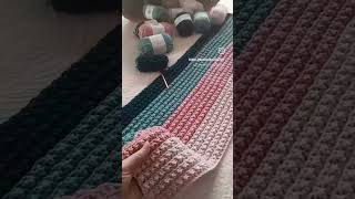 Baby Blanket Design wip  What shall I name this new crochet stitch [upl. by Eibrad834]