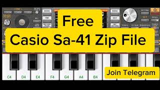 Casio Sa41 Zip File  Free Download  ORG2024 Vip [upl. by Bale]