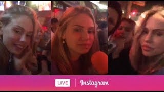 Model Scarlett Leithold via Instagram Live June 21 2018 [upl. by Brockie831]