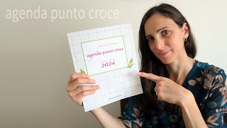 Agenda punto croce 2024 [upl. by Eelytsirk]