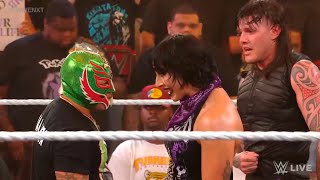 Rey Mysterio confronts Rhea Ripley and Dominik  WWE NXT 882023 [upl. by Letch]