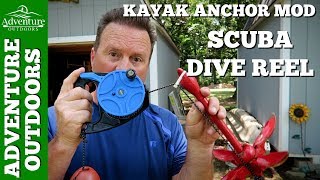 Kayak Anchor Line Storage Mod With Scuba Dive Reel  I Like It [upl. by Ahseit244]