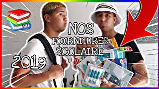 NOS FOURNITURES SCOLAIRES POUR LA RENTRÉE 2019 [upl. by Ensign]