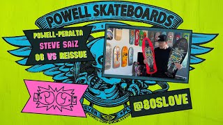 1989 PowellPeralta Steve Saiz Totem OG vs Reissue Skateboard Deck [upl. by Adamsen]