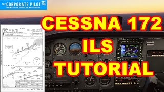 ILS Approach Tutorial  Cessna 172 msfs cessna172 msfs2020 ifr tutorial [upl. by Arrik]