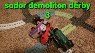 Sodor Demolition Derby 3  Thomas and Friends Trackmaster  Last Engine Standing [upl. by Eicul]