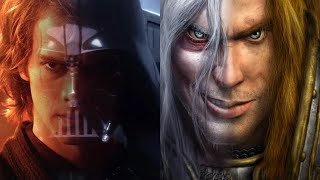 Comparing Anakin Skywalker Darth Vader amp Arthas Menethil Lich King [upl. by Sadnak]