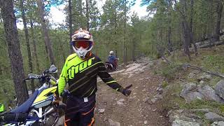 Dirt Bikes in the Black Hills Ep2 Getting a little rocky [upl. by Sears]