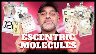 ESCENTRIC MOLECULES FRAGRANCES RANKED  ESCENTRIC MOLECULES 0105  LUCKYSCENT SAMPLE SET USA GVWY [upl. by Masha]