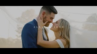 They Swiped Right amp Fell in Love  Allie amp Joshs Official Wedding Film  Nashville TN [upl. by Aidam]