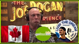 Joe Rogan on Canadian Truckers GoFundMe amp Covid Mandates in Canada [upl. by Leziar]