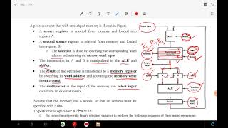 CS 202 COAM58Procesor organization scratchpad memory accumulator register [upl. by Catharine]