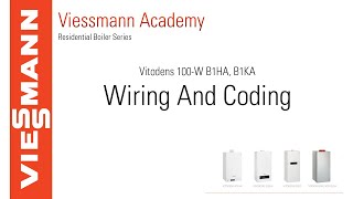 Wiring and Coding Vitodens 100W B1HA amp B1KA [upl. by Sera]