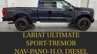 2023 F250 LARIAT ULTIMATE SPORT TREMOR HIGH OUTPUT DIESEL ANTIMATTER BLUE JOSE SPECIAL 14554Z [upl. by Limay585]