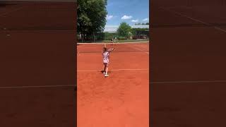 Karla Kochta Next tennis Champion 😅🤩🏆 tennispro tennis tenniskids [upl. by Negaet]