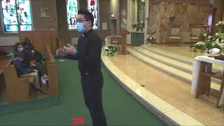 St Joseph Instructional Mass with tour of Sacristy [upl. by Ibmab]