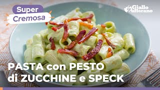 PASTA con PESTO di ZUCCHINE RICOTTA e SPECK  cremosità gustosissima🥰🌿 [upl. by Rains]