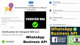 Facebook Business Manager Verification  WhatsApp Business API I API Integration for WhatsApp [upl. by Bevis]