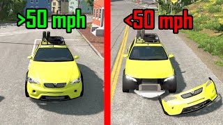 Beamng but you lose 1 car part if you go below 50mph  Car Pal [upl. by Adelaida199]