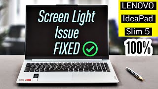 Lenovo ideapad slim 5 brightness problem [upl. by Nedda]