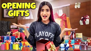 My Birthday GIFTS UNBOXING 🎁  SAMREEN ALI [upl. by Ahsenod856]