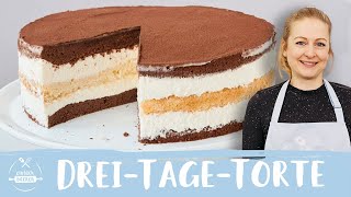 DreiTageTorte – das weltbeste Rezept 😍 Schicht für Schicht ein Traum 🍰 I Einfach Backen [upl. by Perri]