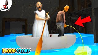 Flood in Grannys house ★ Funny Animation Granny Grandpa Ice Scream [upl. by Airebma]