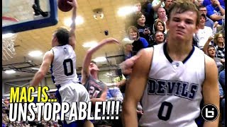 Mac McClung IS UNSTOPPABLE Goes KOBE On Em w 41 Points To Win District Championship [upl. by Auqined]