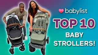 Trying the Top 10 MOST REGISTERED Strollers of 2022 UPPAbaby Nuna Graco amp more [upl. by Gievlos]