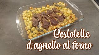 Costolette di agnello al forno con patate [upl. by Euqinommod]