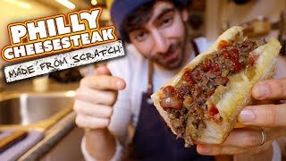 Dear SortedFood This is a REAL Philly Cheesesteak [upl. by Nylsej]