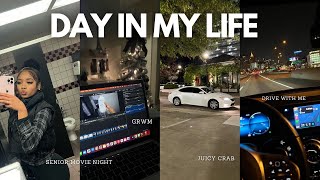 REALISTIC Day In My Life Senior Movie Night Drive With Me GRWM Eats  Vlogmas Day 8 [upl. by Nyltiac897]