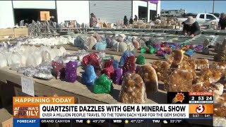 Quartsite dazzles with gem and mineral show in southern Arizona [upl. by Anafetse]