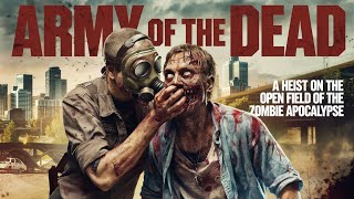 Army of the Dead Official Trailer 2021 Dave Bautis  Dave Bautista vs Zombies Fight Scene [upl. by Bolan]