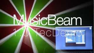 MusicBeam – DIY LASER SHOW using a video projector [upl. by Notnroht]