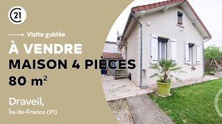 Maison 4 pièces 80 m²  Draveil ÎledeFrance 91  Century 21 Avantage Immo [upl. by Pudendas]