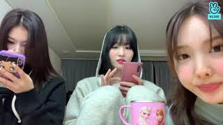 TWICE Sana Momo Nayeon Vlive  210307  ENG SUB [upl. by Lednam542]