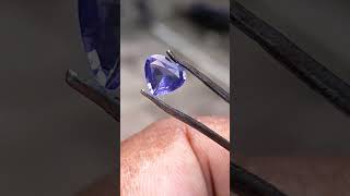 Hart shape purple Sapphire 113 ct ✅ natural pricious Gemstons 🇱🇰business sapphiregemstone 🔥😯 [upl. by Cordell508]